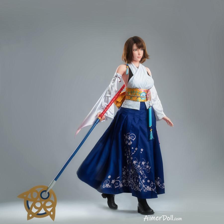 Creampie Vrouwelijke Sekspop Knielend - Amaia - Afbeelding 2